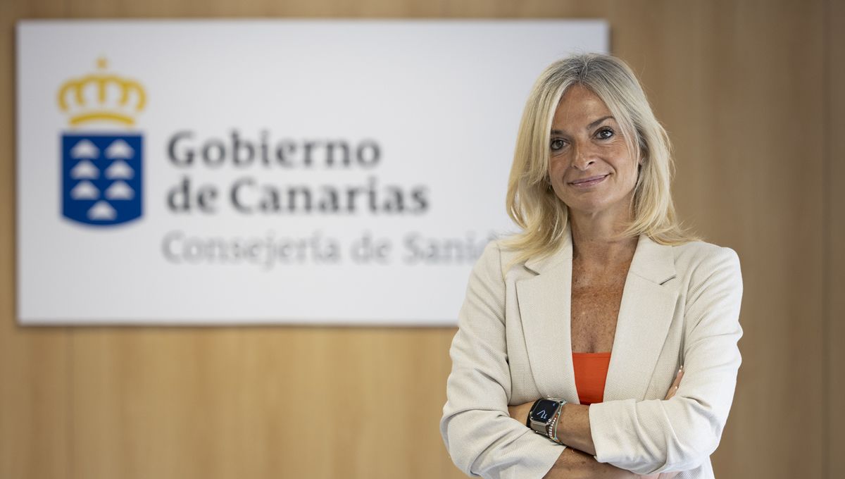 Esther Monzón, consejera de Sanidad de Canarias (Foto. Gob. Canarias)