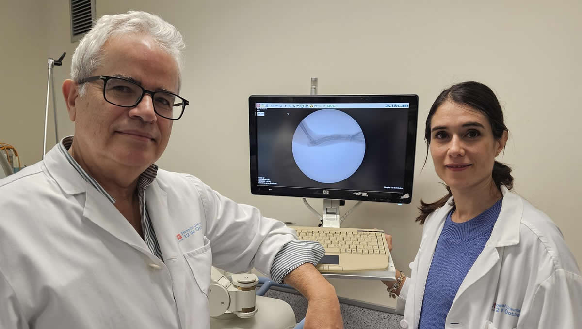 Antonio Salinas y Lorena García, creando biomateriales para sustituir el autoinjerto de hueso en citurgía (Foto: Europa Press)