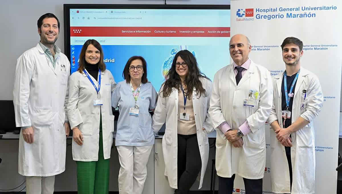 El grupo AdCom del Hospital Gregorio Marañón analiza el perfil de sus pacientes (Foto. Hospital Gregorio Marañón)