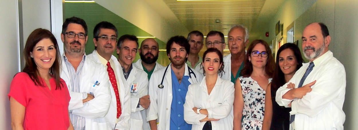 lnvestigadores del grupo Ciber de Enfermedades Cardiovasculares y el Hospital Virgen de la Victoria de Málaga