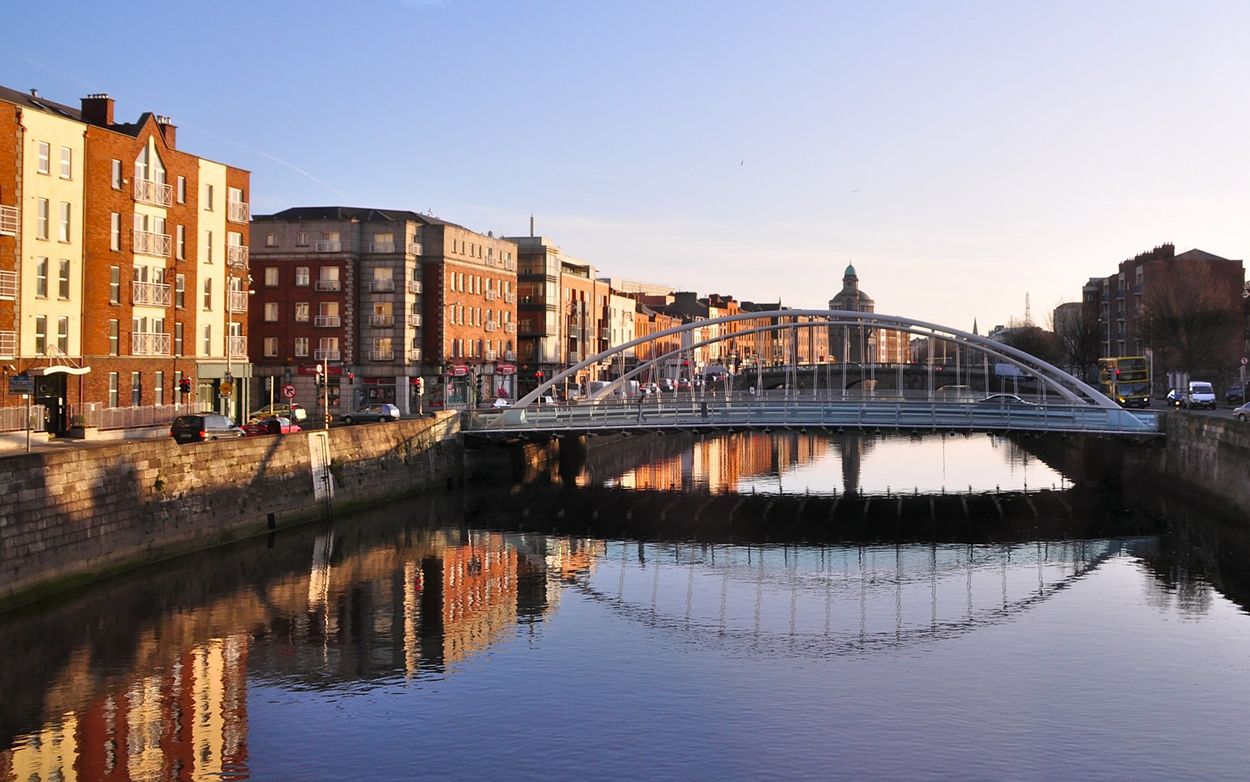 Imagen de Dublín, capital de Irlanda.