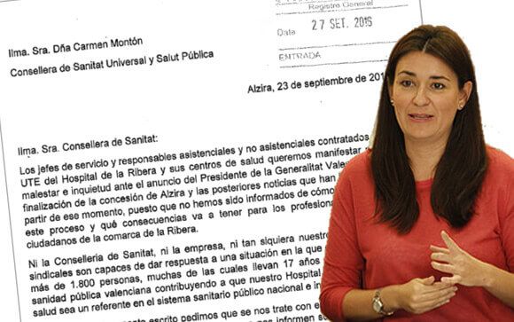 La consejera de Sanidad de Valencia, Carmen Montón. 