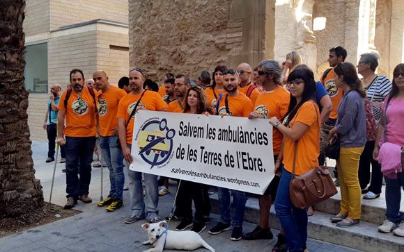 El transporte sanitario catalán hará huelga indefinida ante la “dejadez” de la administración