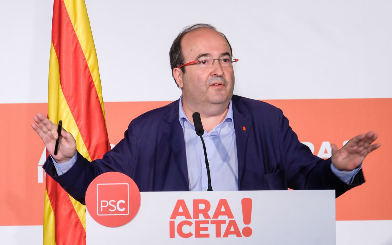 Miquel Iceta, candidato del PSC a la Generalitat de Cataluña.