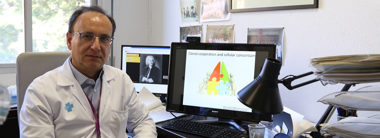El doctor Santiago Ramón y Cajal, jefe del grupo de investigación en Patología Molecular Traslacional del Vall d’Hebron Instituto de Investigación (VHIR).