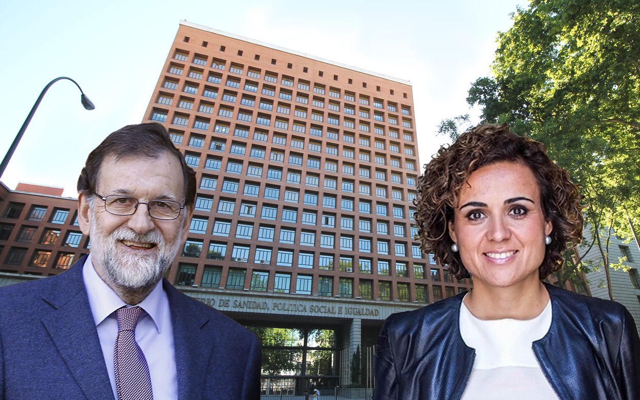 Mariano Rajoy, presidente del Gobierno, y Dolors Montserrat, ministra de Sanidad.