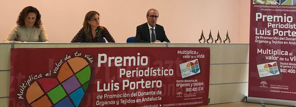 La consejera, Marina Álvarez, ha presidido la entrega de los premios  ‘Luis Portero a la Promoción del Donante de Órganos y Tejidos en Andalucía’.
