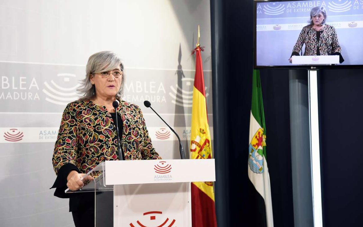 Aurora Venegas, secretaria general de la Consejería de Sanidad y Políticas Sociales de Extremadura.
