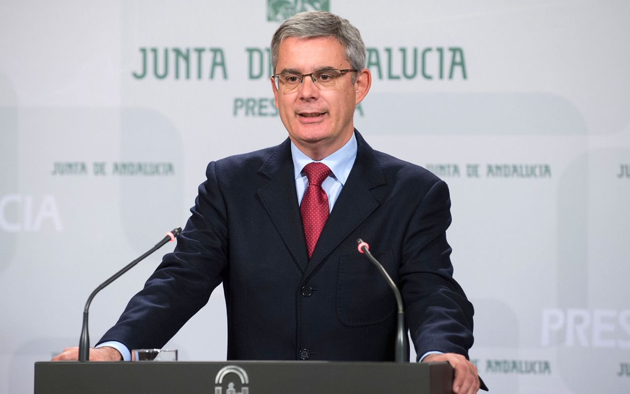 Juan Carlos Blanco, portavoz de la Junta de Andalucía.