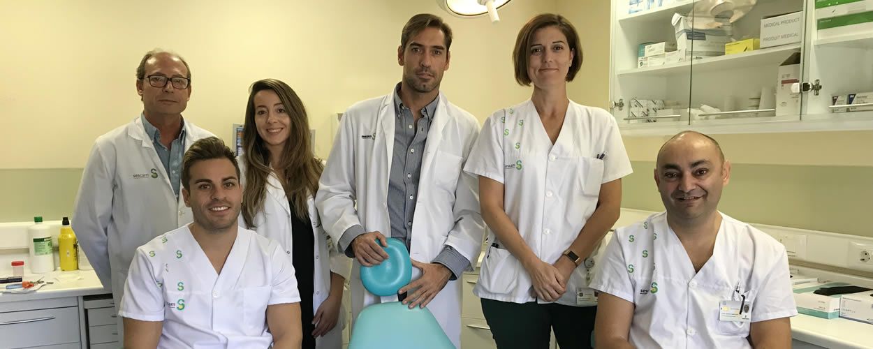Equipo del Servicio de Cirugía Oral y Maxilofacial del Complejo Hospitalario Universitario de Albacete