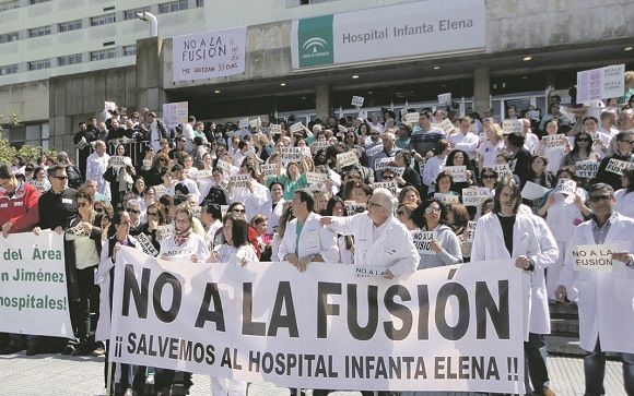 Una sentencia tumba la fusión de hospitales en Huelva