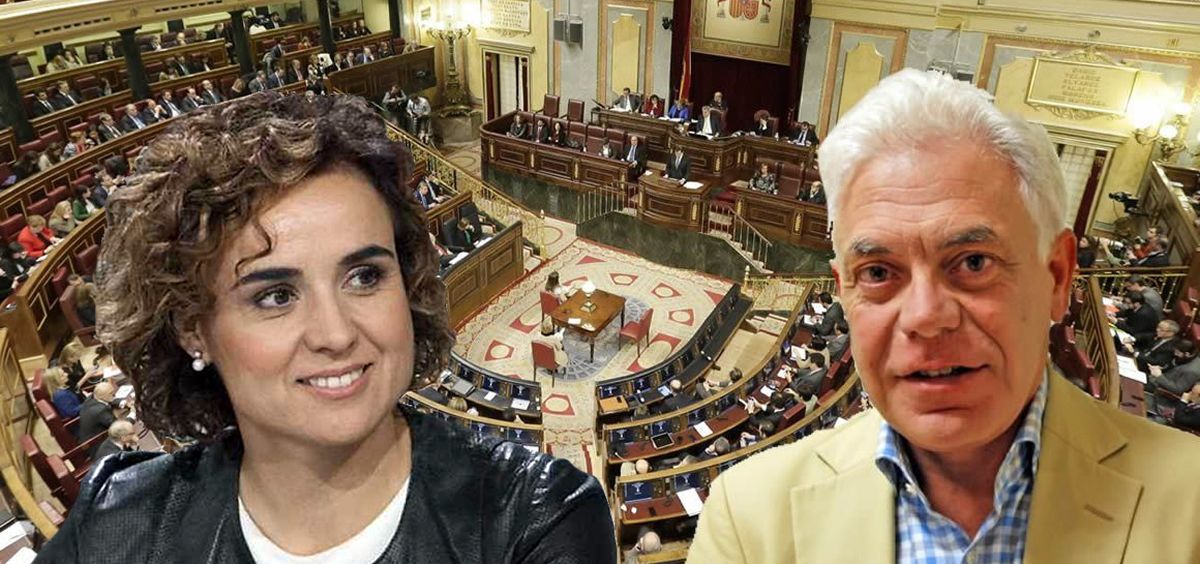 Dolors Montserrat, ministra de Sanidad, y Jesús María Fernández, portavoz de Sanidad del PSOE en el Congreso.