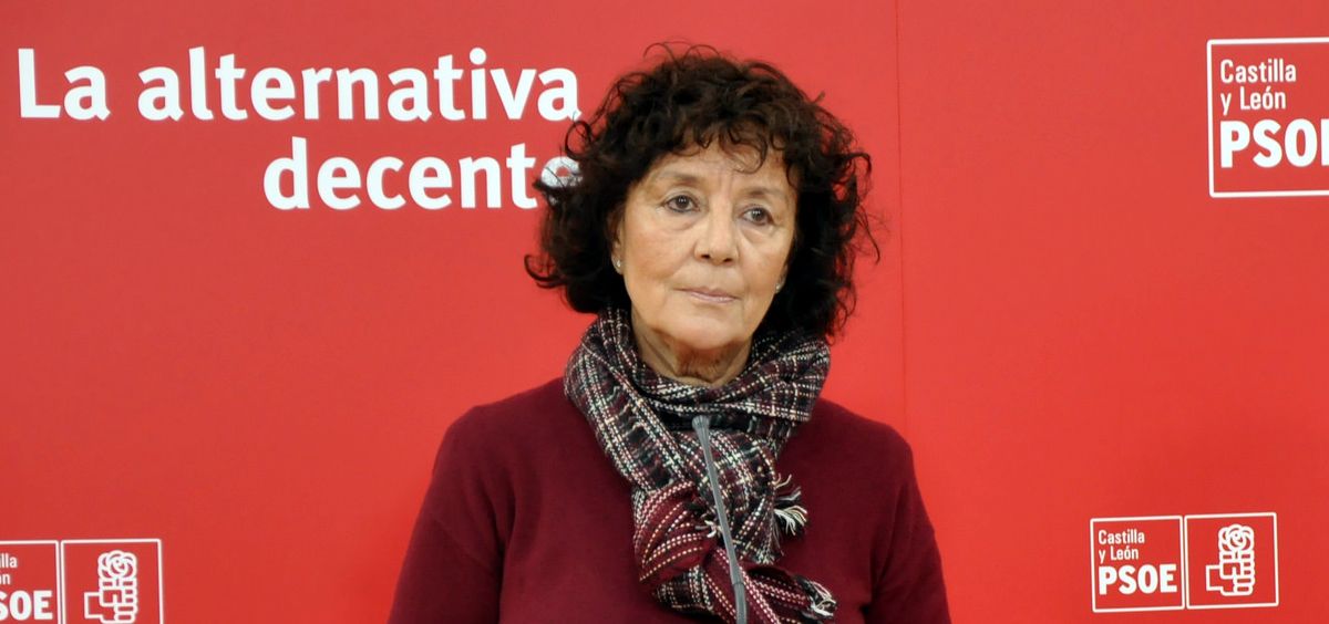 Mercedes Martín, portavoz de Sanidad del PSOE en Castilla y León.