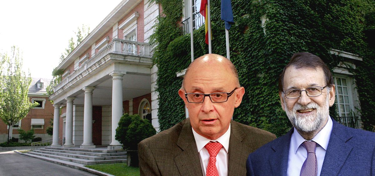 Cristóbal Montoro, ministro de Hacienda, y Mariano Rajoy, presidente del Gobierno.