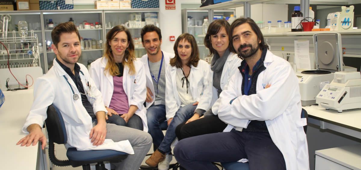 El equipo del doctor Antonio Pérez, que participa en la investigación del cáncer infantil