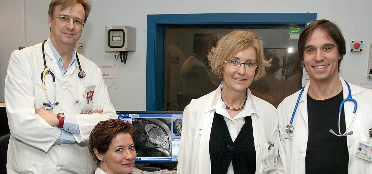 Profesionales del Hospital Universitario de Guadalajara han realizado la primera resonancia sobre un feto de 35 semanas de gestación