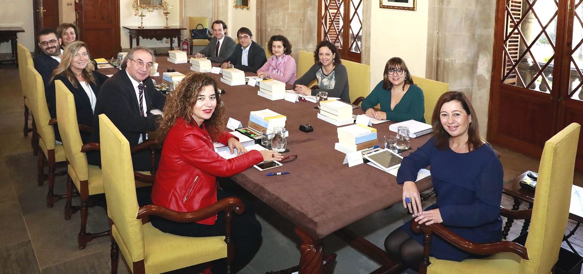 El Ejecutivo de las Islas Baleares reunido en Consejo de Gobierno.