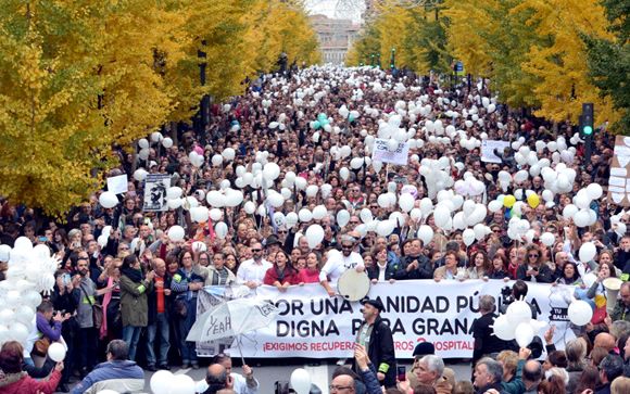 Los andaluces vuelven a salir a la calle por la sanidad pública, con Spiriman a la cabeza

