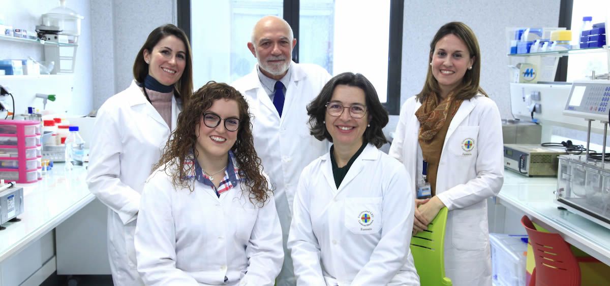 Los investigadores María Aracely Calatayud, Vicente Rodilla, Cristina Balaguer, María Sebastián y Alicia López