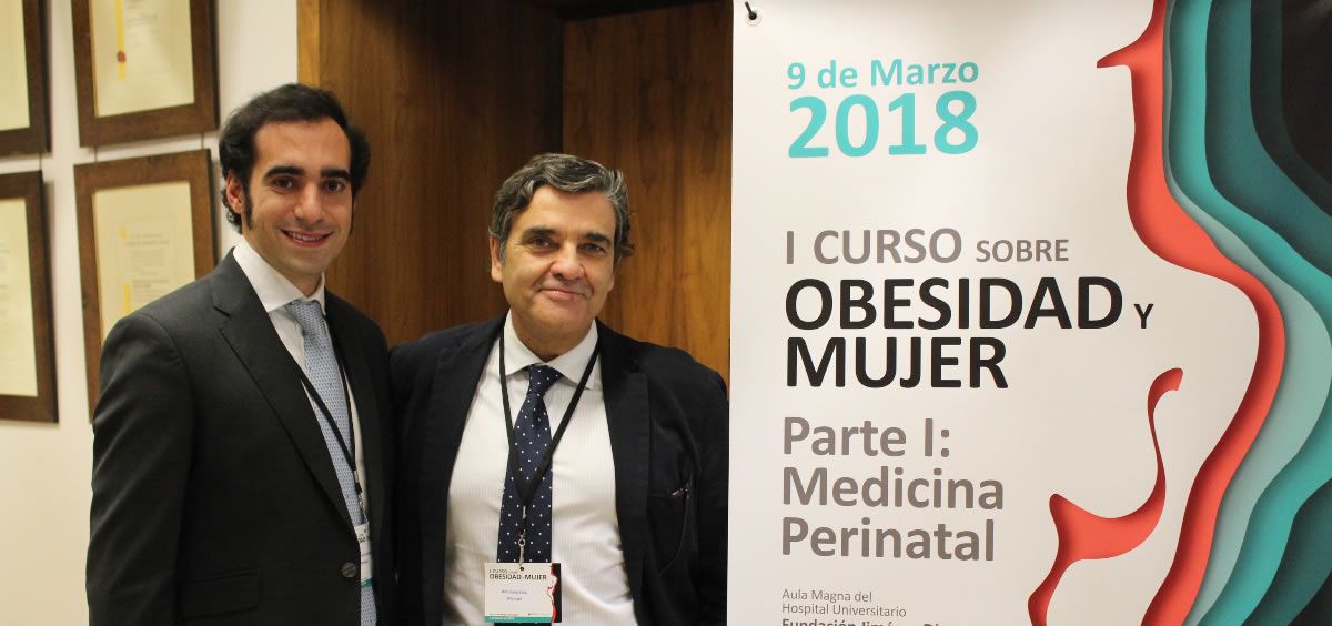 Los doctores Manuel Albi y Rodrigo Orozco, responsables de la organización del I Curso sobre Obesidad y Mujer