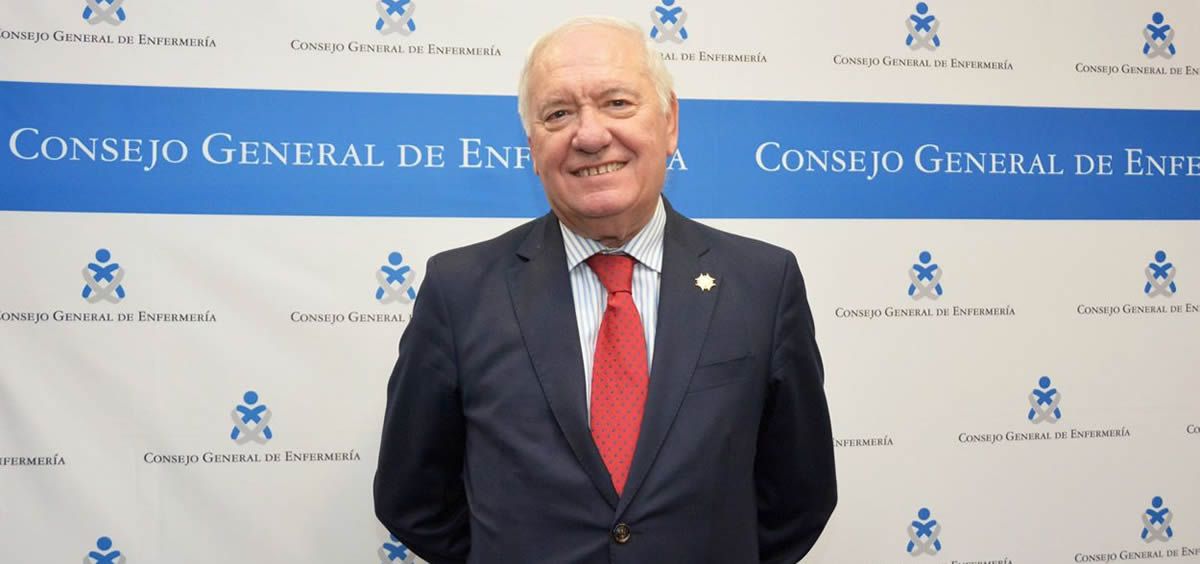 El presidente del Consejo General de Enfermería (CGE), Florentino Pérez Raya