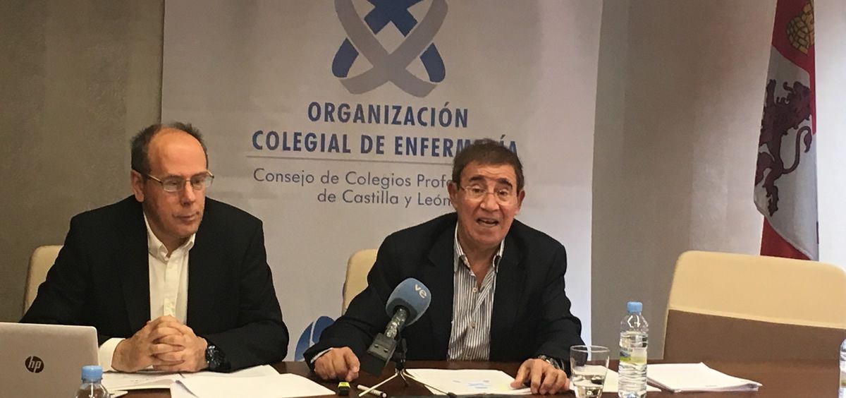 Alfredo Escaja, presidente del Consejo, y José Antonio Castellanos, secretario, han denunciado  la “injusta situación” de las enfermeras en la carrera profesional
