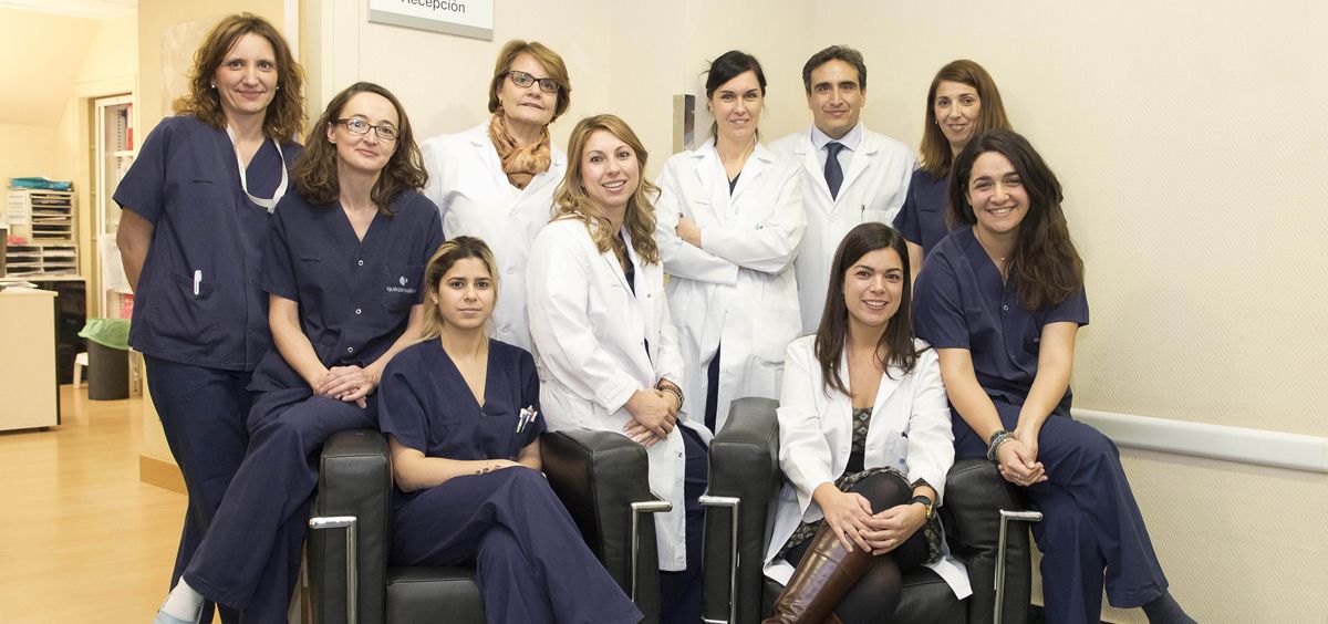 Equipo de la Unidad de Reproducción Humana Asistida del Complejo Hospitalario Ruber Juan Bravo