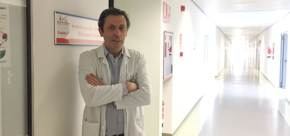 El jefe del Servicio de Oncología del Hospital 12 de Octubre de Madrid, Luis Paz Ares, que ha participado en el ensayo clínico sobre cáncer de pulmón