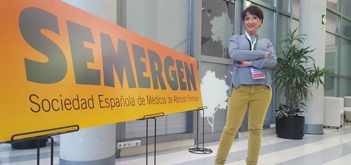 La doctora Montserrat Redondo, del Grupo de Trabajo Cardiovascular de Semergen, explicó los resultados del primer estudio piloto de la Plataforma @tendidos