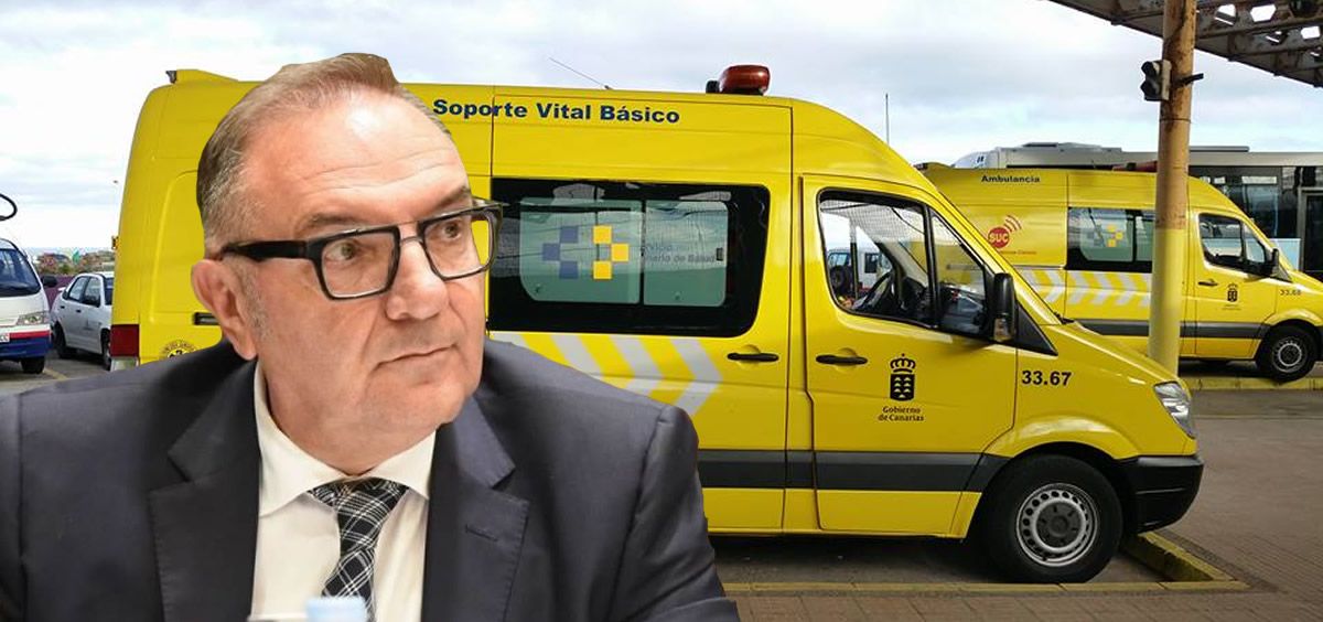 El consejero de Sanidad de Canarias, José Manuel Baltar, ha recibido críticas de los profesionales de las ambulancias