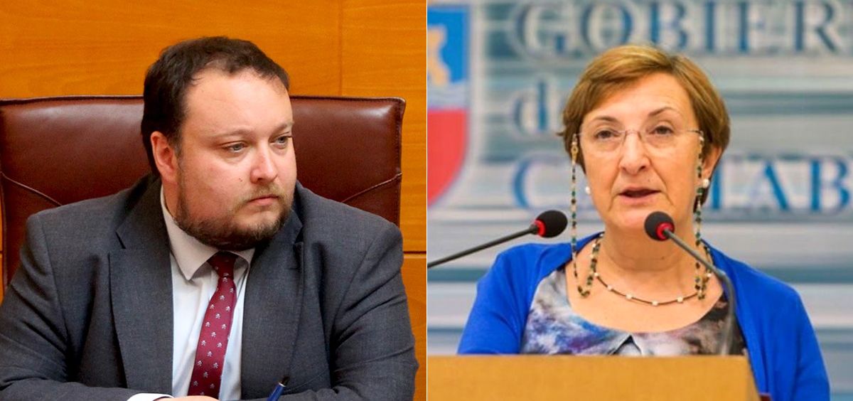 Rubén Gómez, portavoz de Ciudadanos en Cantabria, exige explicaciones más claras a la consejera de Sanidad, Maria Luisa Real.