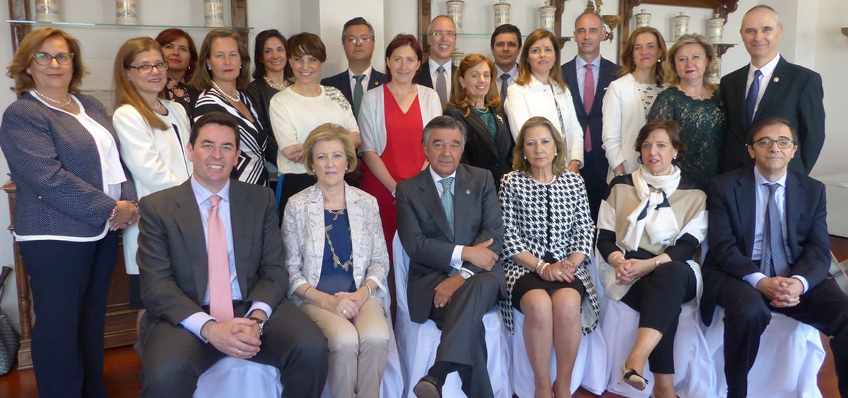 Acto de toma de posición del presidente  del Colegio Oficial de Farmacéuticos de Madrid, Luis González.