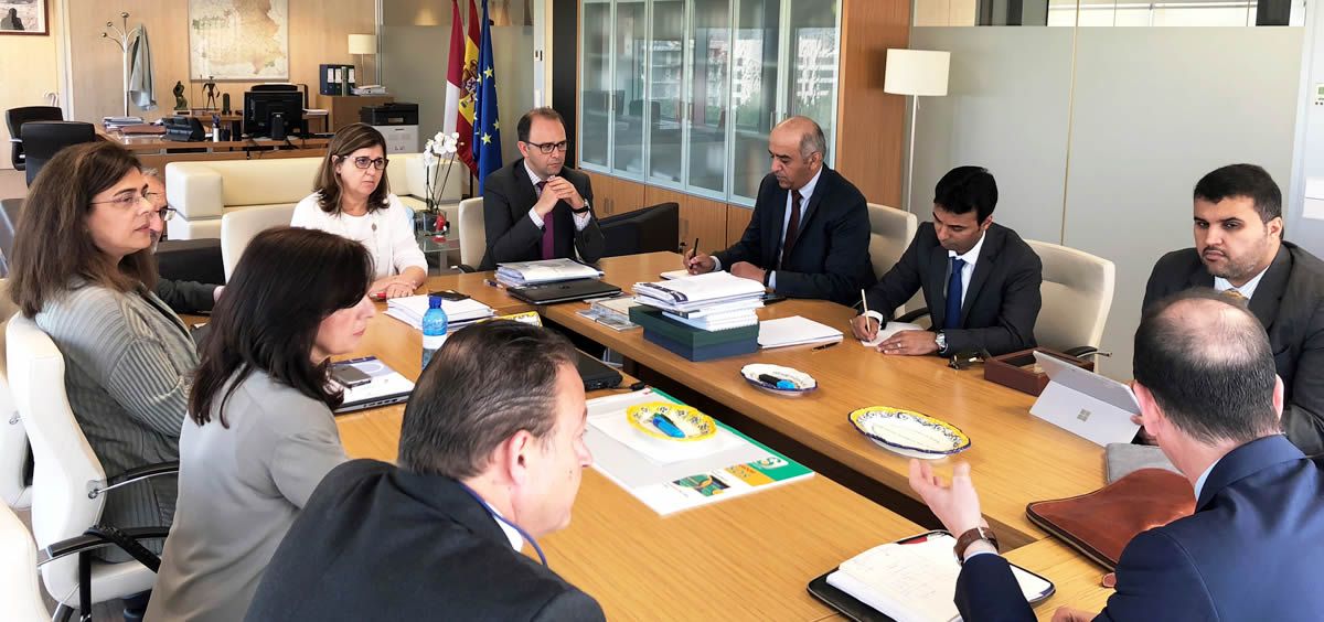 Reunión entre los representantes del Servicio de Salud de Castilla-La Mancha (Sescam) y los dirigentes sanitarios de Arabia Saudí