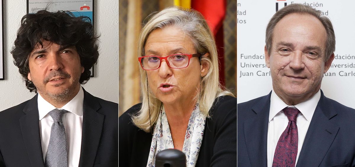 Los tres cargos de Sanidad que más cobran (de izq. a der.) son : Mario Garcés, Maria Jesús Fraile y José Javier Castrodeza.