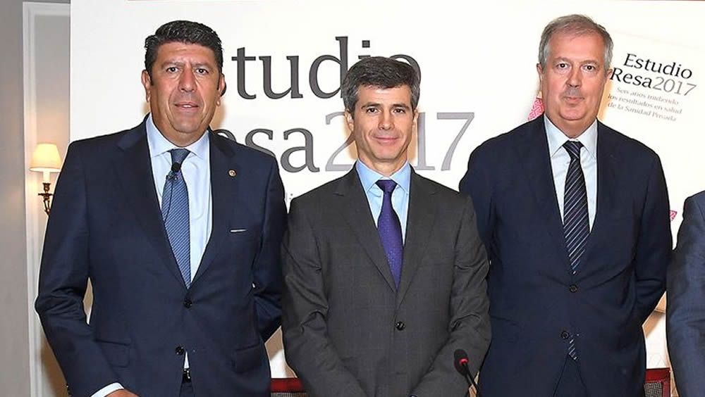 Manuel Vilches, Adolfo Fernández-Valmayor y Luis Mayero, representantes de la Fundación IDIS