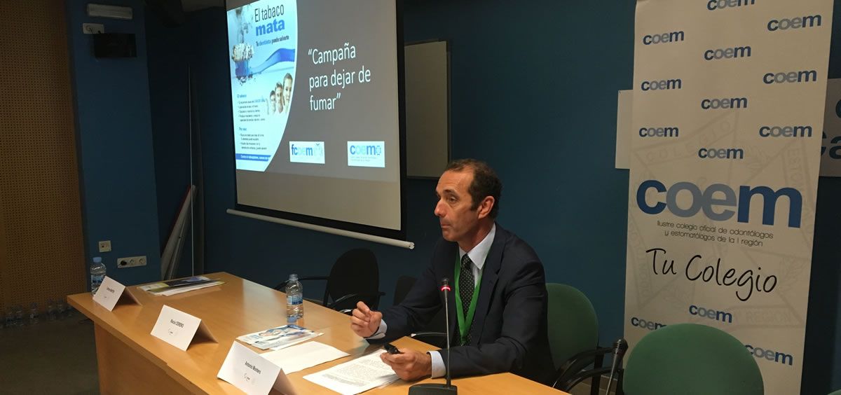 Antonio Montero, presidente de la COEM: Los dentistas son fundamentales en detección del cáncer oral