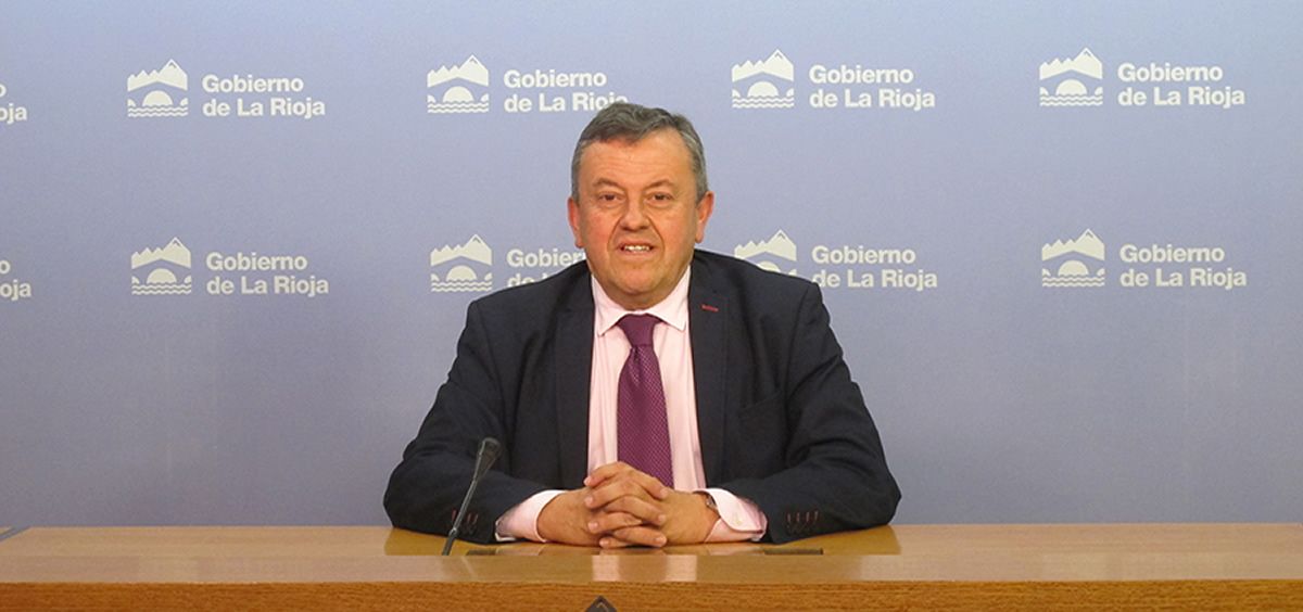 El director general de Salud Pública y Consumo de La Rioja, Juan Ramón Rábade