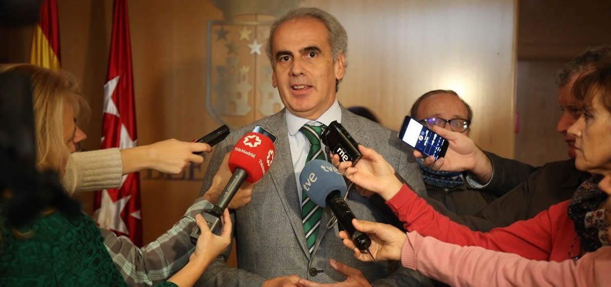 El máximo responsable de la Consejería de Sanidad de la Comunidad de Madrid, Enrique Ruiz Escudero.