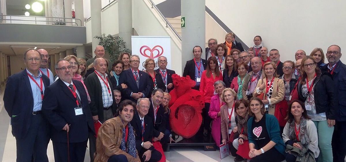 Miembros de Cardioalianza, organización que agrupa a varias asociaciones de pacientes con enfermedades cariovasculares