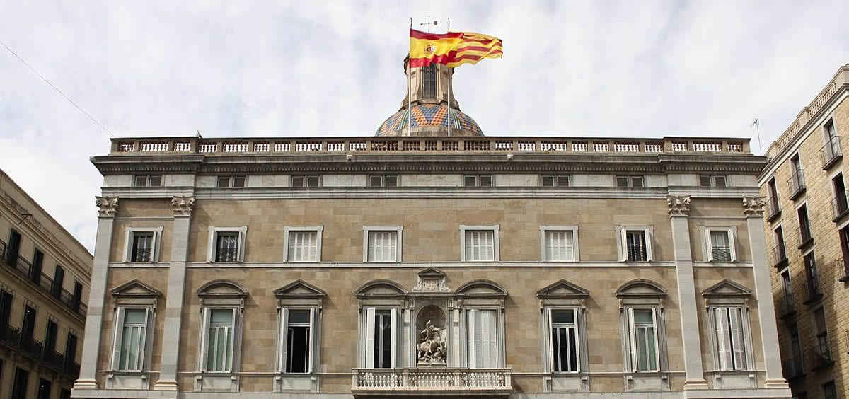 Fachada del Palacio de la Generalitat de Cataluña