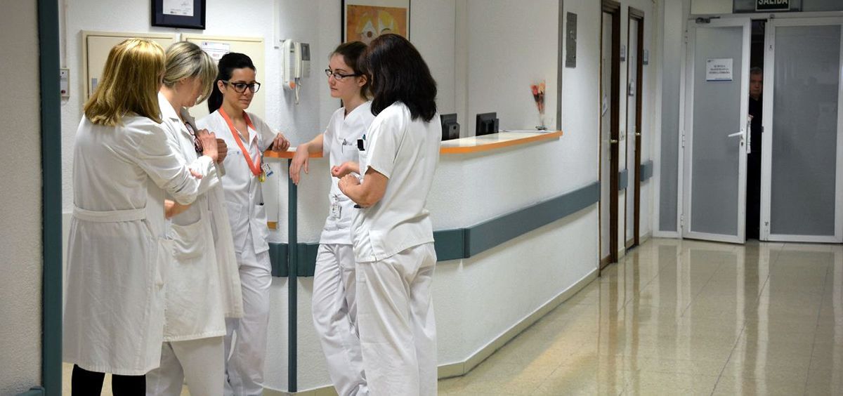 Un grupo de enfermeras en un hospital. La campaña Nursing Now se ha realizado en Canarias.