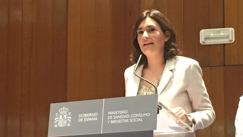 Carmen Montón, ministra de Sanidad, Consumo y Bienestar Social.