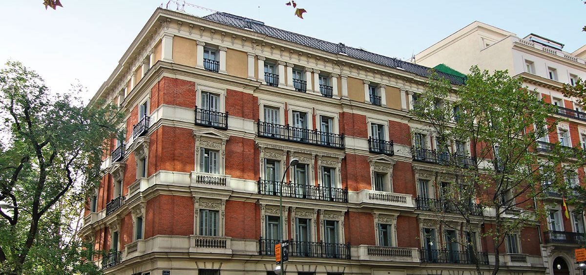 Sede de PSN en la calle Génova, en Madrid.