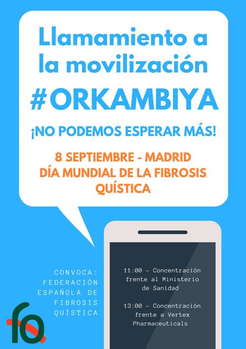 Convocatoria concentraciones por el Orkambi