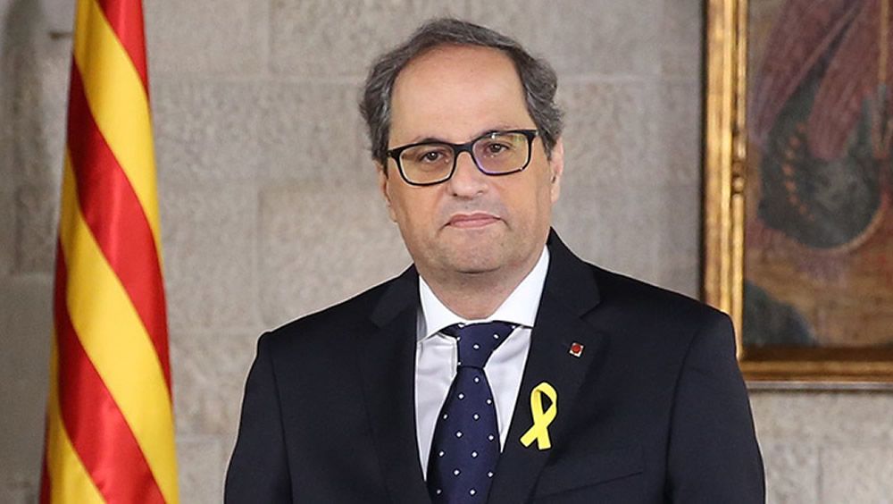 Quim Torra, presidente de Cataluña