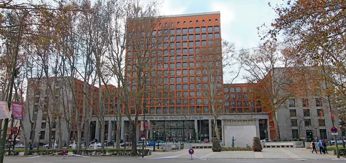 Sede del Ministerio de Sanidad, en Madrid.