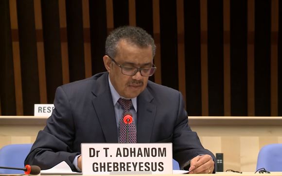 El Dr. Tedros Adhanom Ghebreyesus, nuevo director general de la OMS.