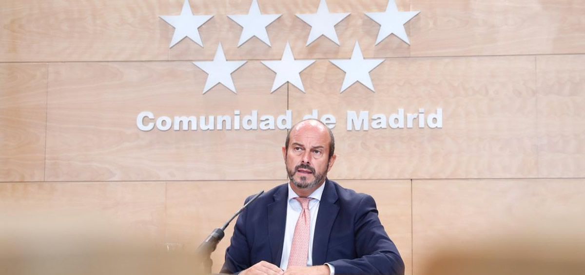 Pedro Rollán, vicepresidente, consejero de Presidencia y Portavoz de Gobierno de la Comunidad de Madrid