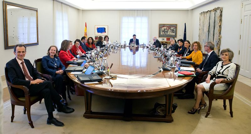 Mesa Consejo de Ministros