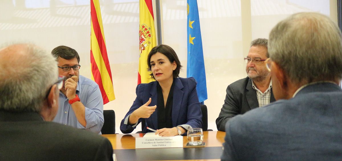 Carmen Montón, durante su etapa como consejera de Sanidad Universal y Salud Pública de la Generalitat Valenciana